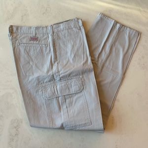 Genuine Dickies Cargo Khaki Pants Size 34 x 34.